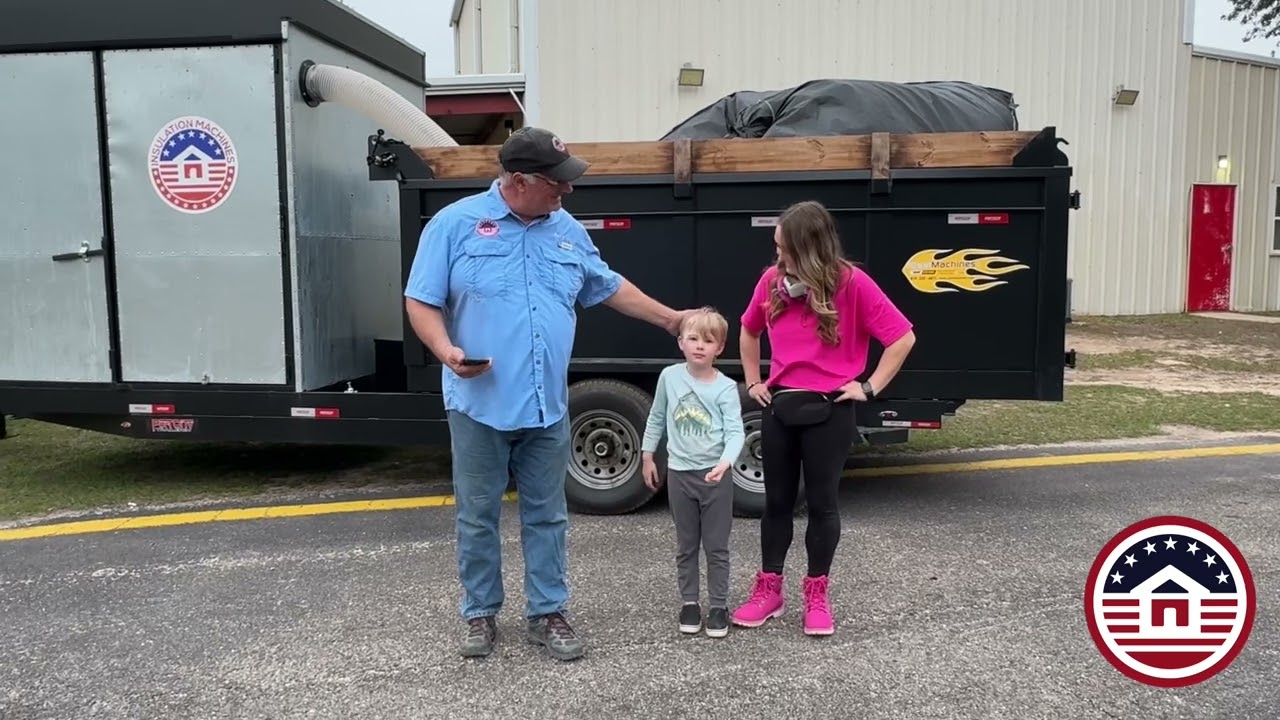 Extraction Pros with the VacTrailer & CoolVac37 for Fiberglass Batt Insulation Removal