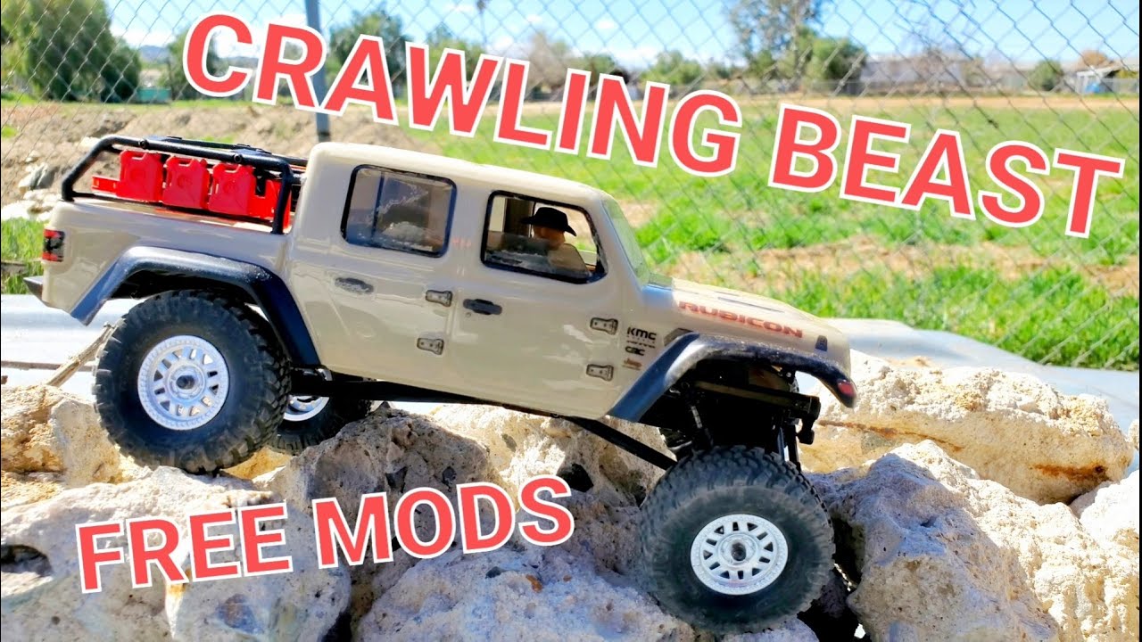 SCX24 Jeep Gladiator Top Free Mods