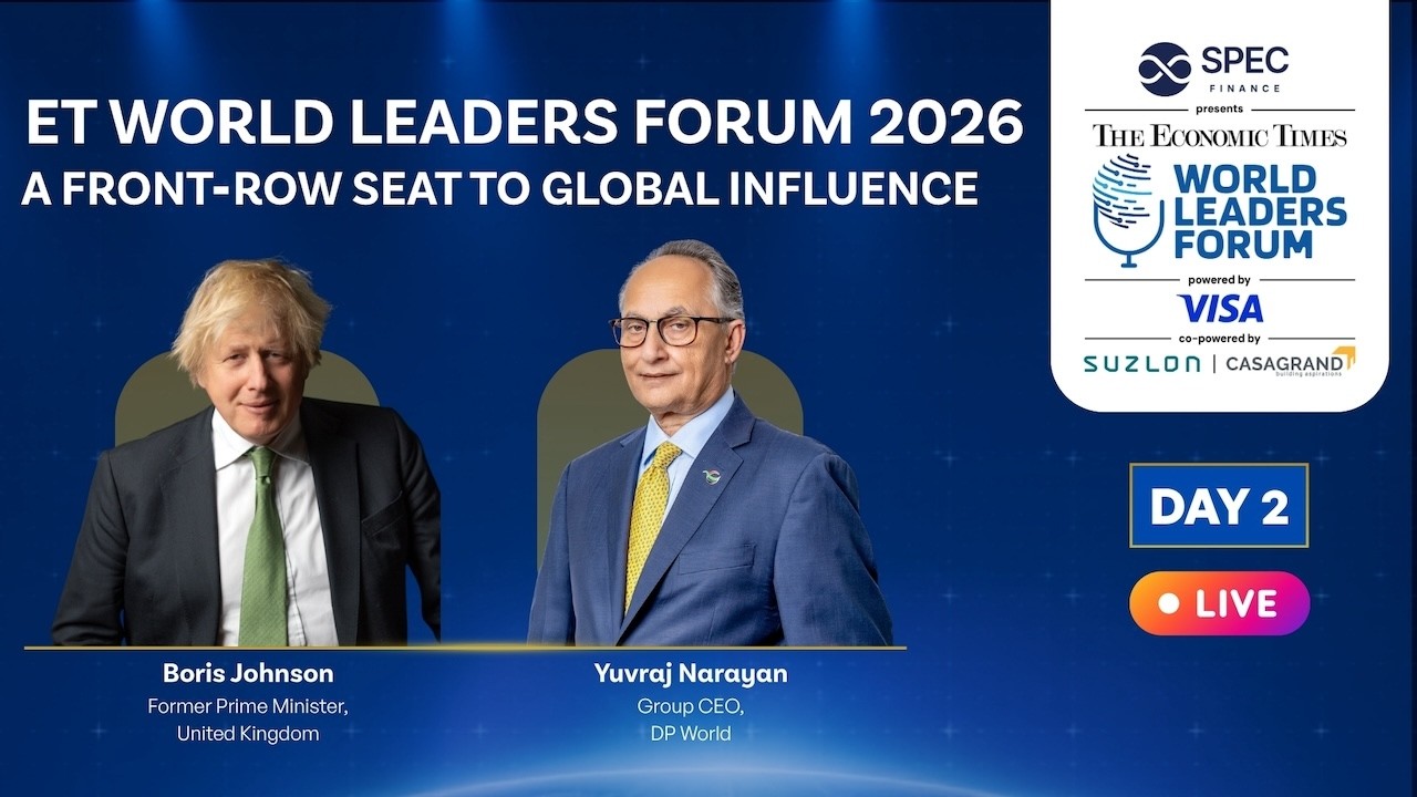 LIVE | ET WLF 2026 Day 2 Session 1: A front-row seat to global influence