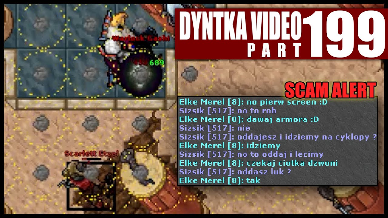 Wujek bez palców to SCAM??!! | Tibia - Dyntka Video odc. 199
