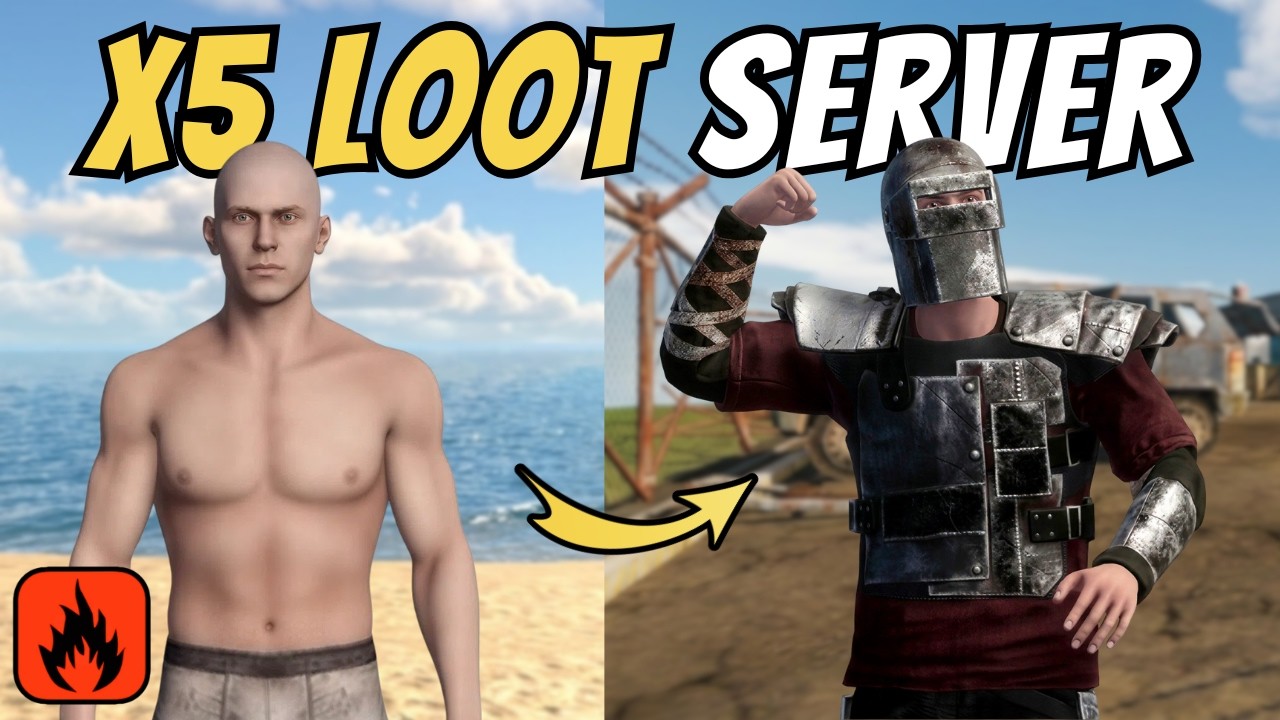 SOLO JOURNEY in SERVER x5 LOOT | Oxide Survival Island