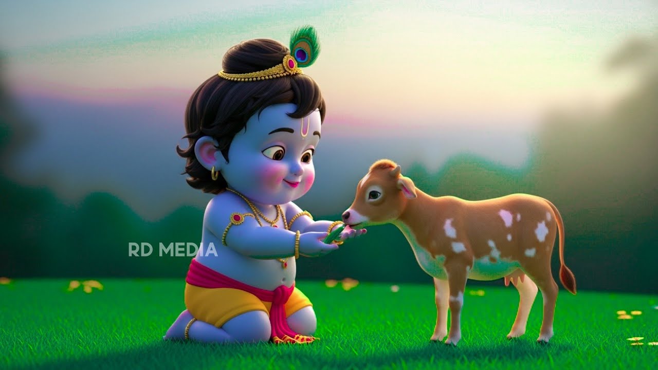 Choti Choti Gaiya, Chote Chote Gwal | छोटी छोटी गैया | #Little Krishna Bhajan - Krishna Bal Leela
