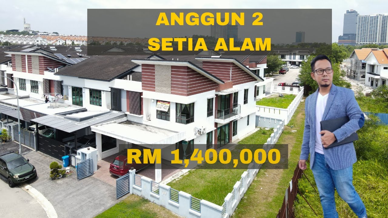 Corner Lot Superlink Anggun 2, Setia Alam | Spacious Family Home | Saiful Suffian 011-6099 3708