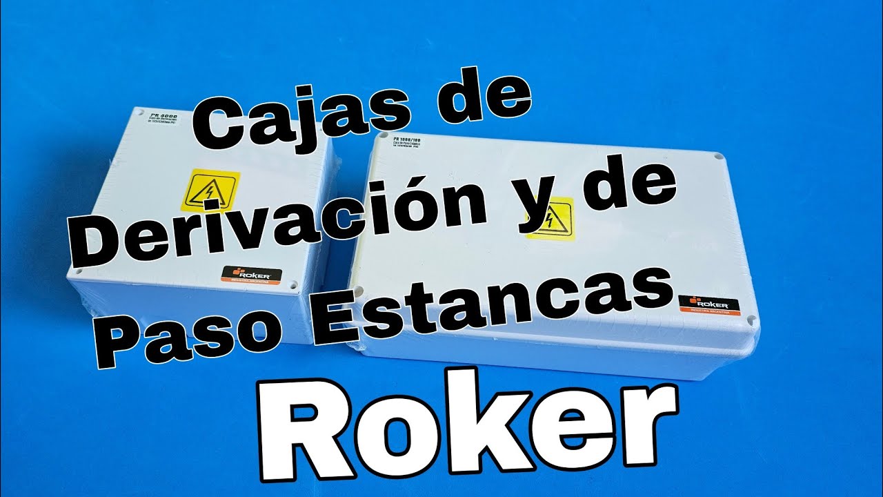 Cajas de derivaci&oacute;n y de paso estancas Roker