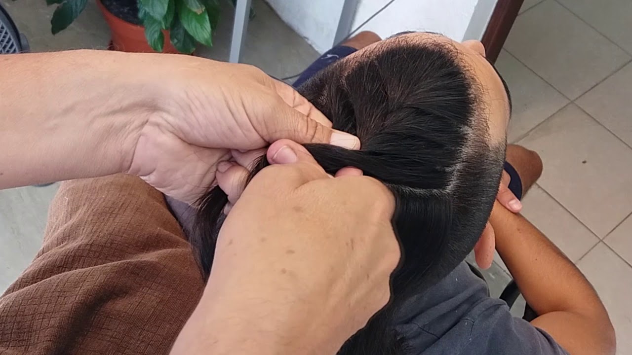 Como hacer una trenza vikinga en un fade