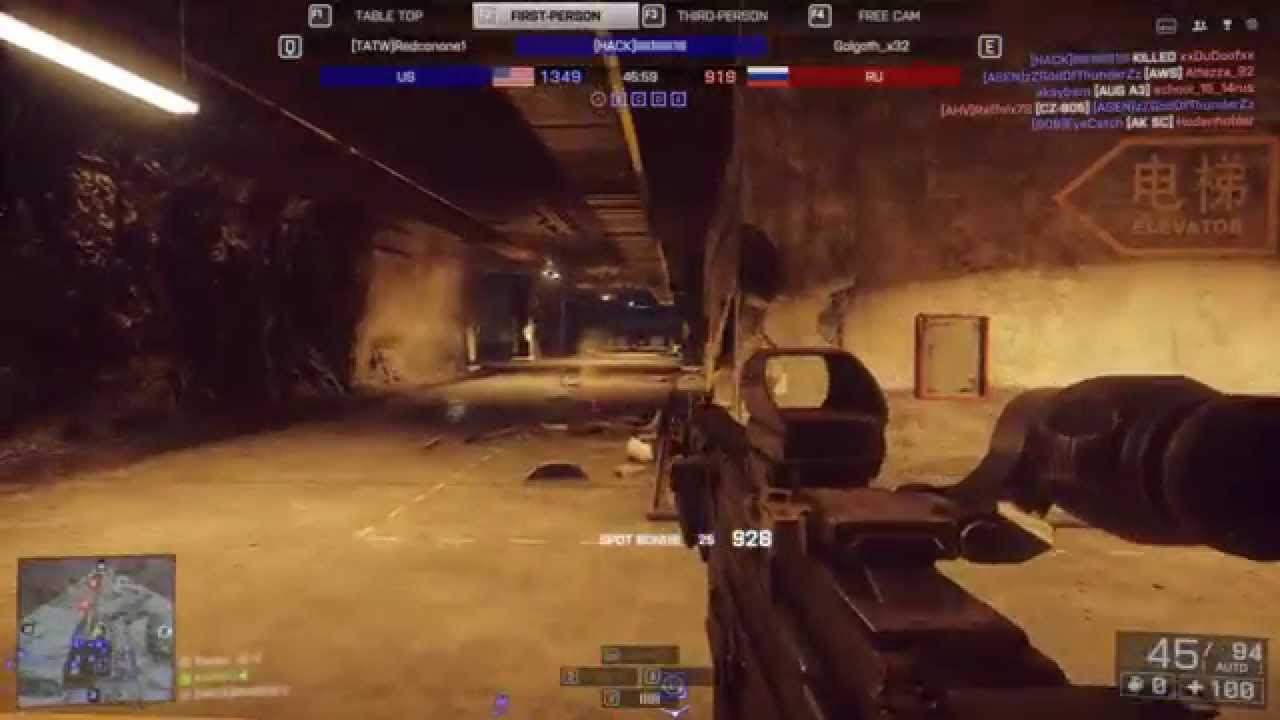 Battlefield 4 hacker caught on camera