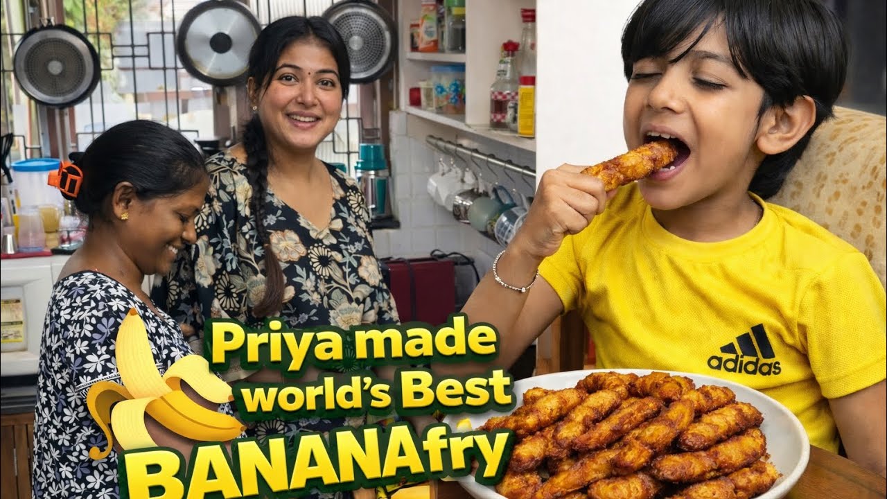Priya Made The World’s Best JUMBO Pazhampoori  ❤️🤤