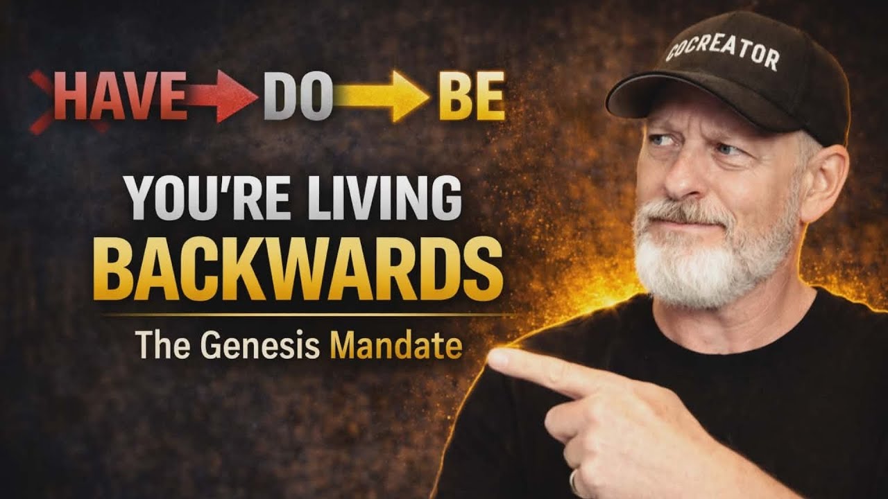YOU'RE LIVING BACKWARDS -WITH HAVE-DO-BE