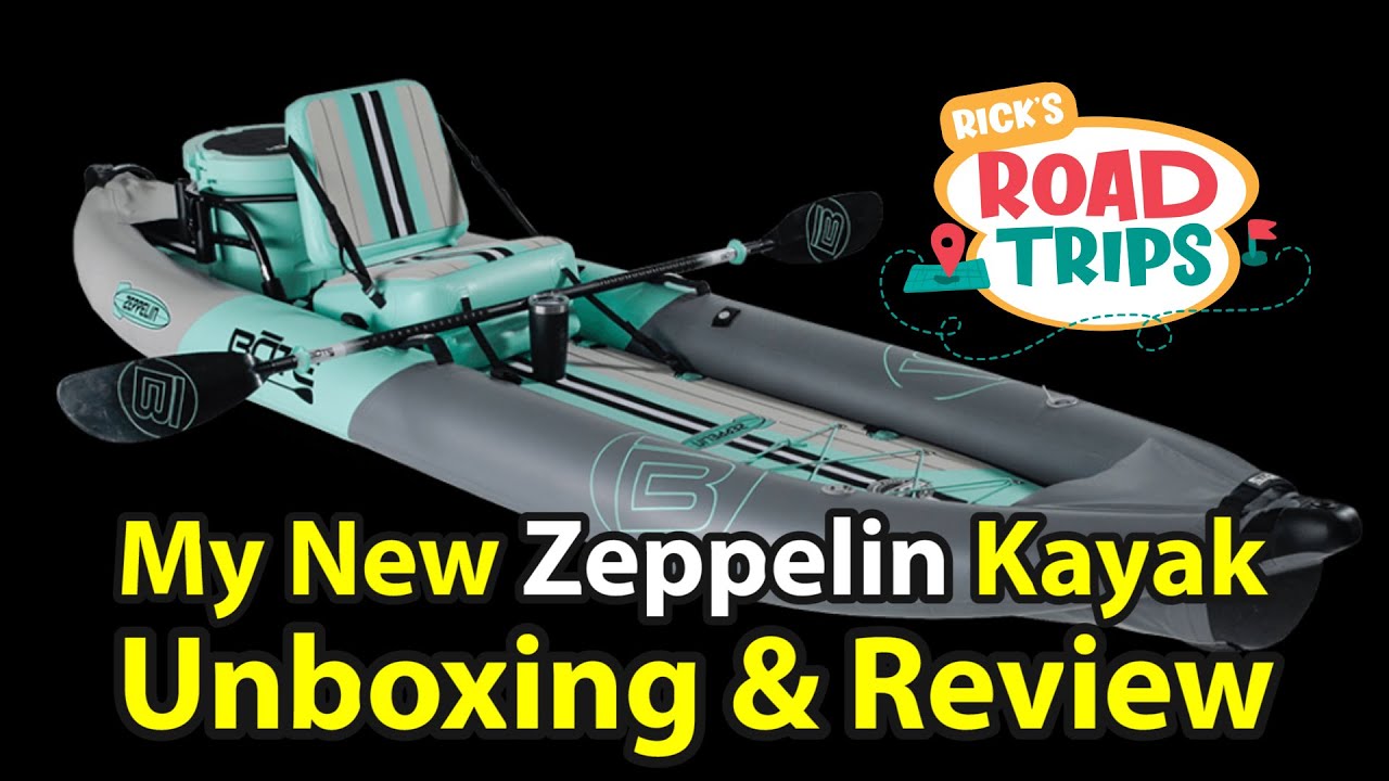 Распаковка и обзор надувного каяка Bote Zeppelin | Подводные аллигаторы в реке Векива