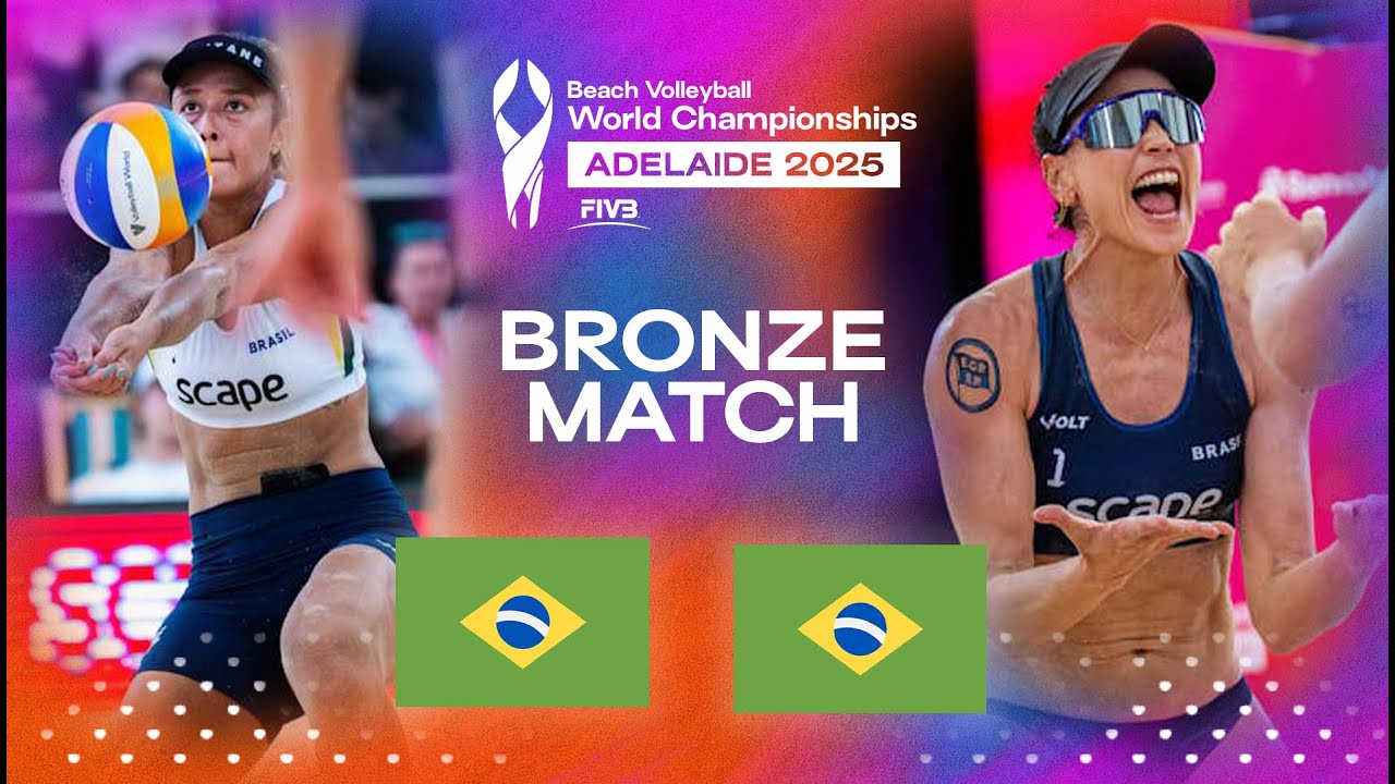 Thamela/Victoria vs. Carol/Rebecca - Beach World Championships 2025 | Highlights | Bronze Match