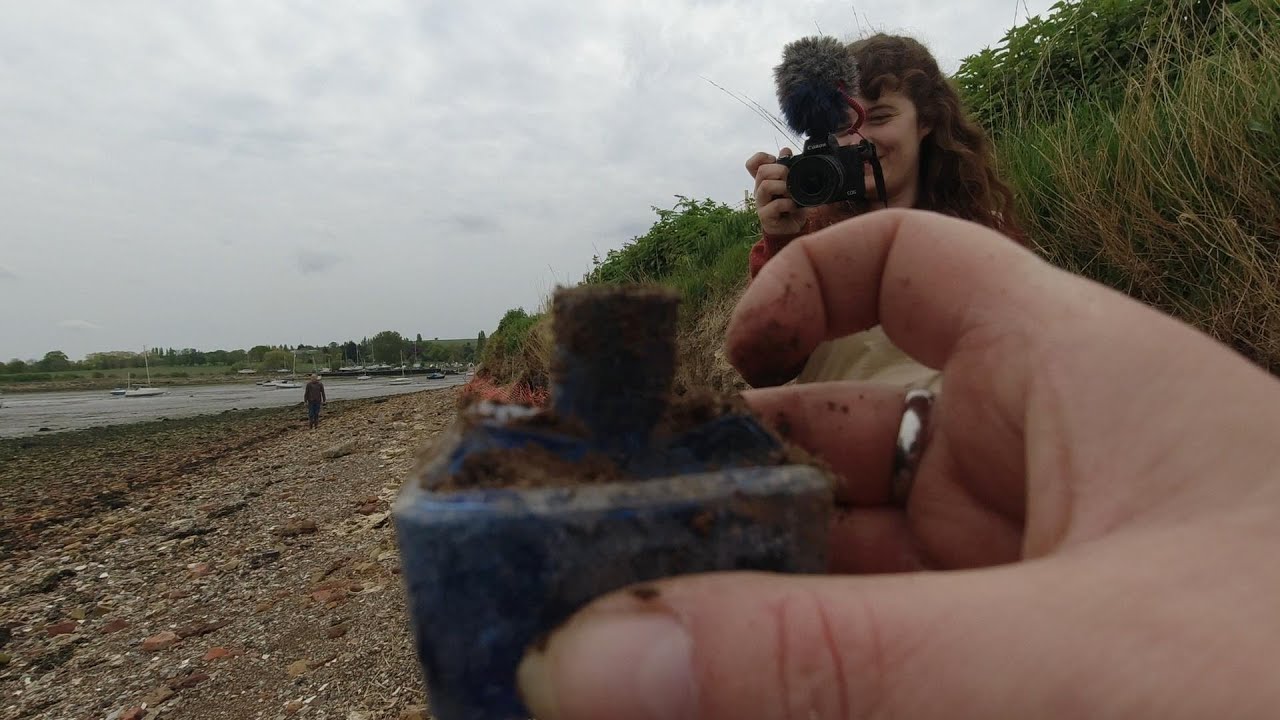 Mudlarking Treasure Beach With Kit & Caboodlers - Amazing finds!