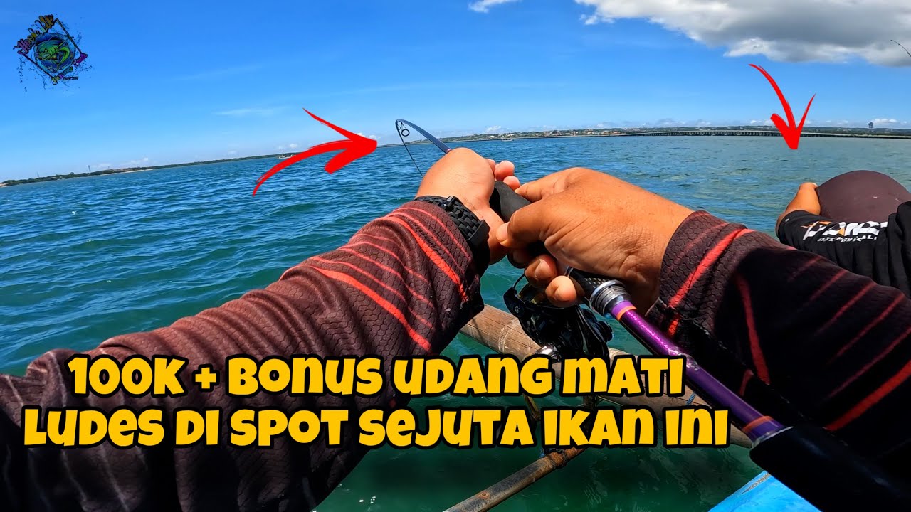 ‼️100K UMPAN LUDES‼️ SPOT SEJUTA IKAN HANYA DI AREA TOL BALI MANDARA  | MANCING DI BALI