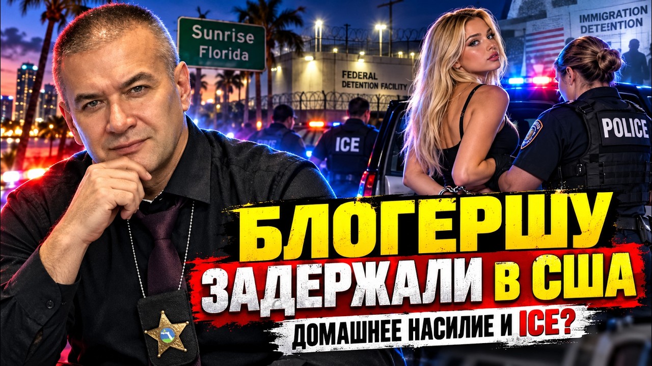 Арест украинской блогерши в США. Почему после ссоры с мужчиной ею занялась ICE?