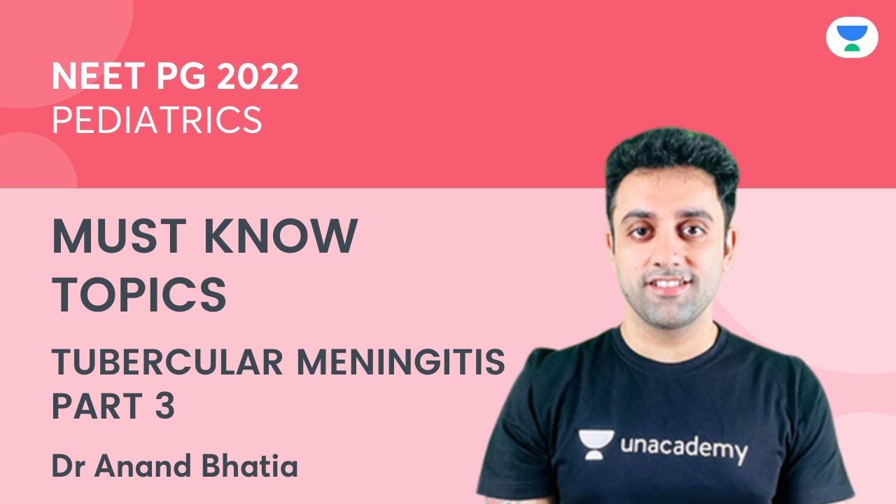 NEET PG | Pediatrics Revision | Tubercular Meningitis | Pediatrics | Dr Anand Bhatia