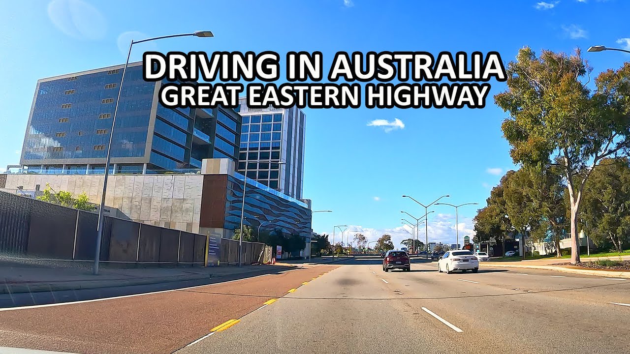 Driving to Midland via Great Eastern Highway (Perth, Australia) 4K