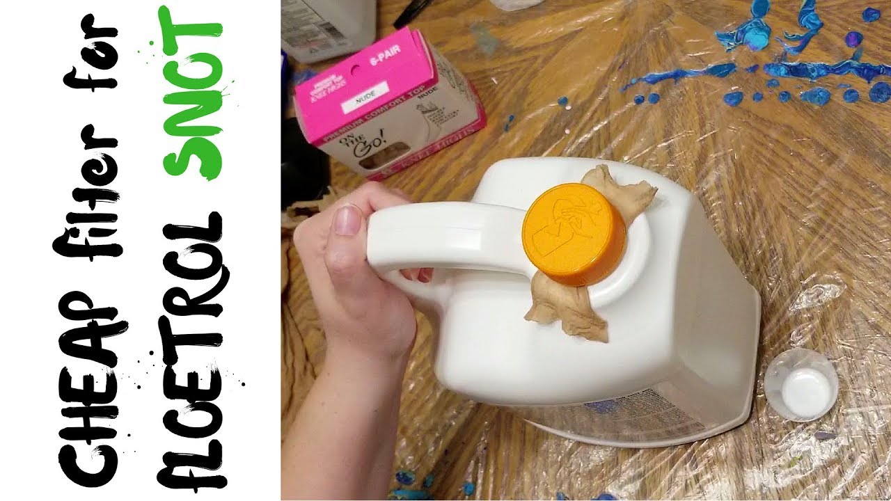 Create a CHEAP filter for Floetrol Snot