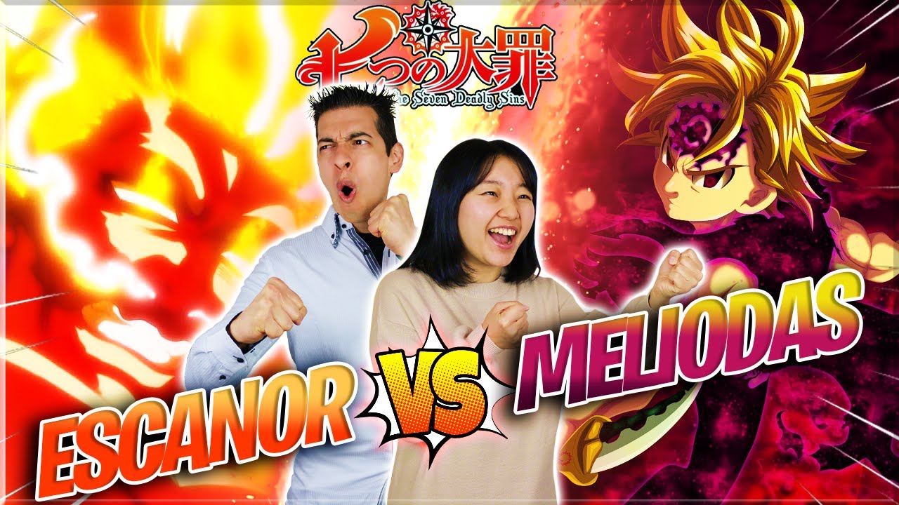 JAPONESA REACCIONA a ESCANOR VS MELIODAS 🤜💥🤛 EN ESPAÑOL LATINO *NANATSU NO TAIZAI* | OTAKU STYLE 😎