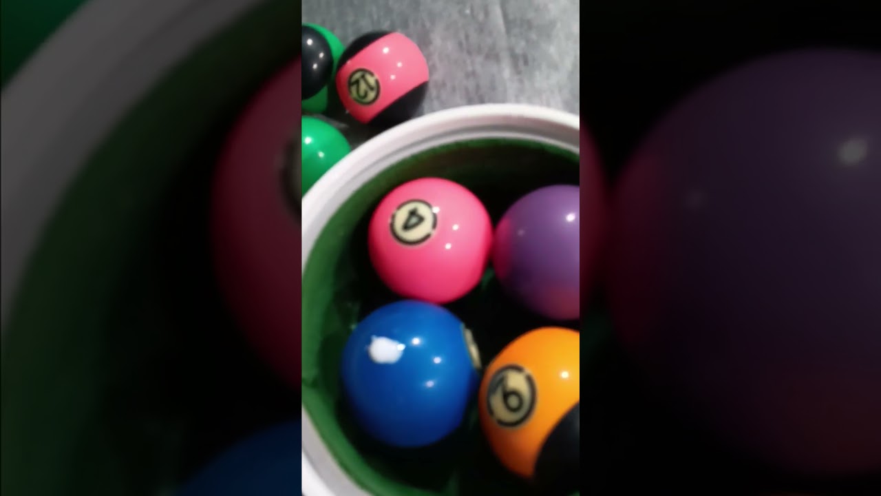 Cleaning billiard balls