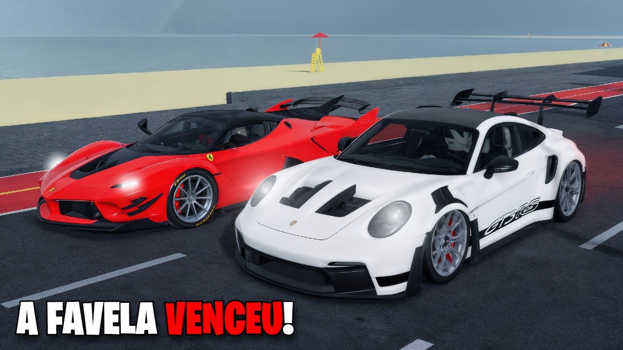 FUI PARA PRAIA DE FERRARI E PORSCHE NO GRAU SP! - Roblox RP
