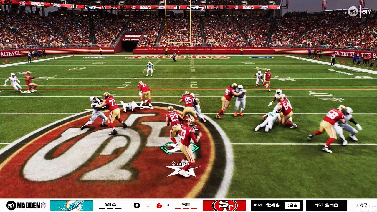 Madden NFL 27 &mdash; Майами Долфинс против Сан-Франциско Форти Найнерс &mdash; Геймплей (PS5 UHD) [4K60FPS]