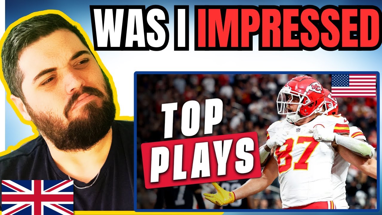 British Guy Reacts to Travis Kelce 2024 Season Highlights