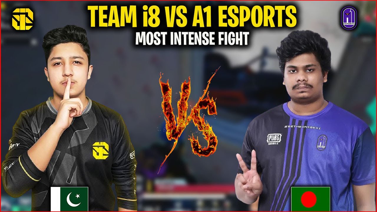 TEAM i8🇵🇰 VS A1 ESPORTS🇧🇩 INTENSE FIGHT 🔥 |  i8 REVEUSE MISSED 1V3 A1 ESPORTS | PMPL SA S4