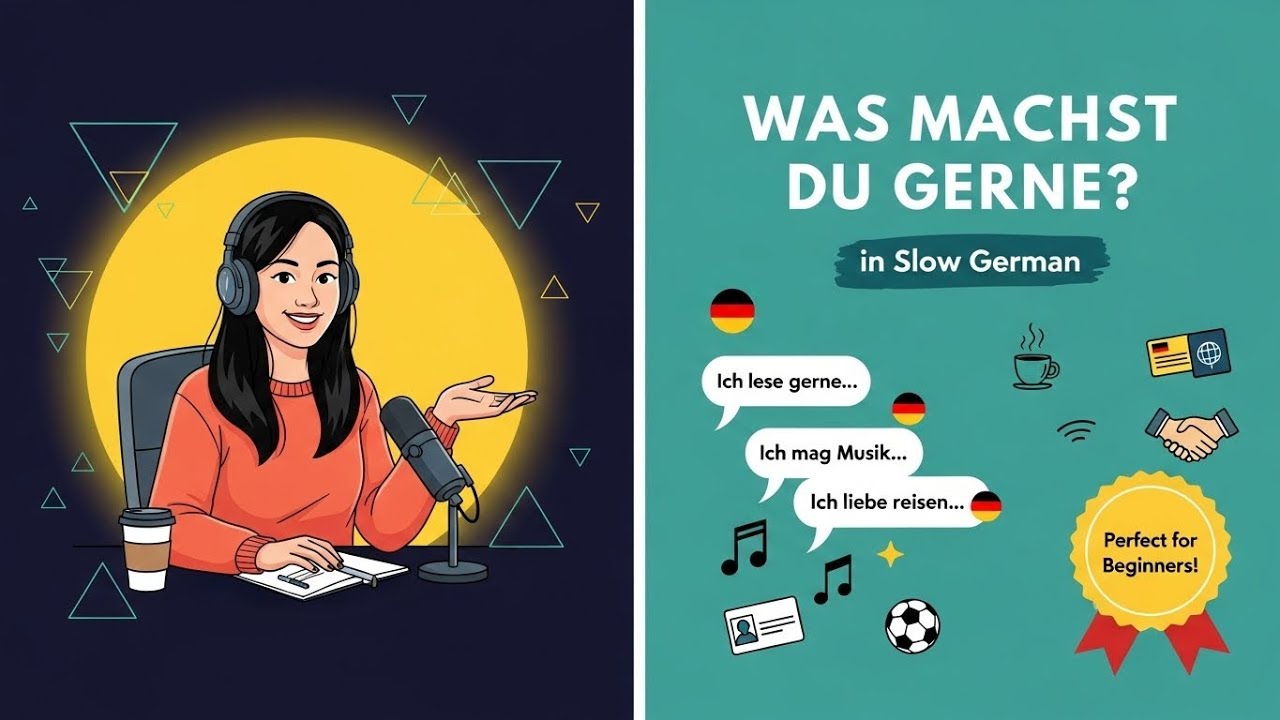Was machst du gerne? | Learn German Conversation for Beginners | Talk About Hobbies in German