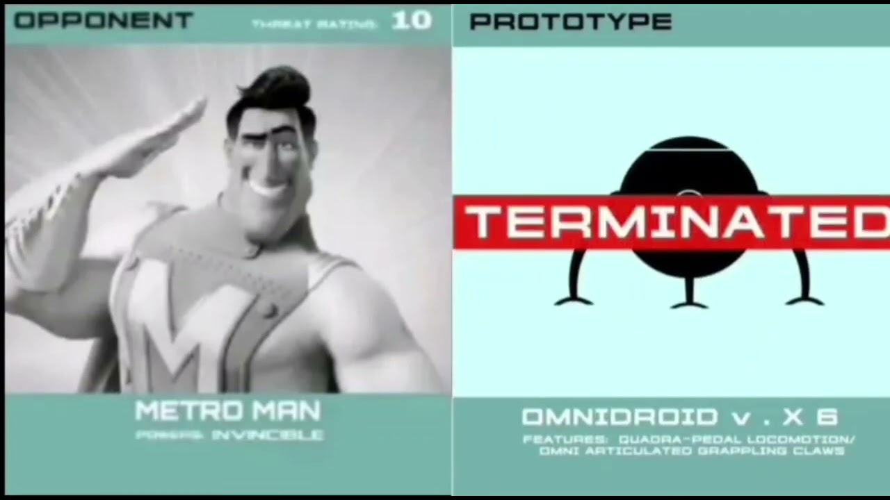 Metro man Terminates Omnidroid Thing for Edits