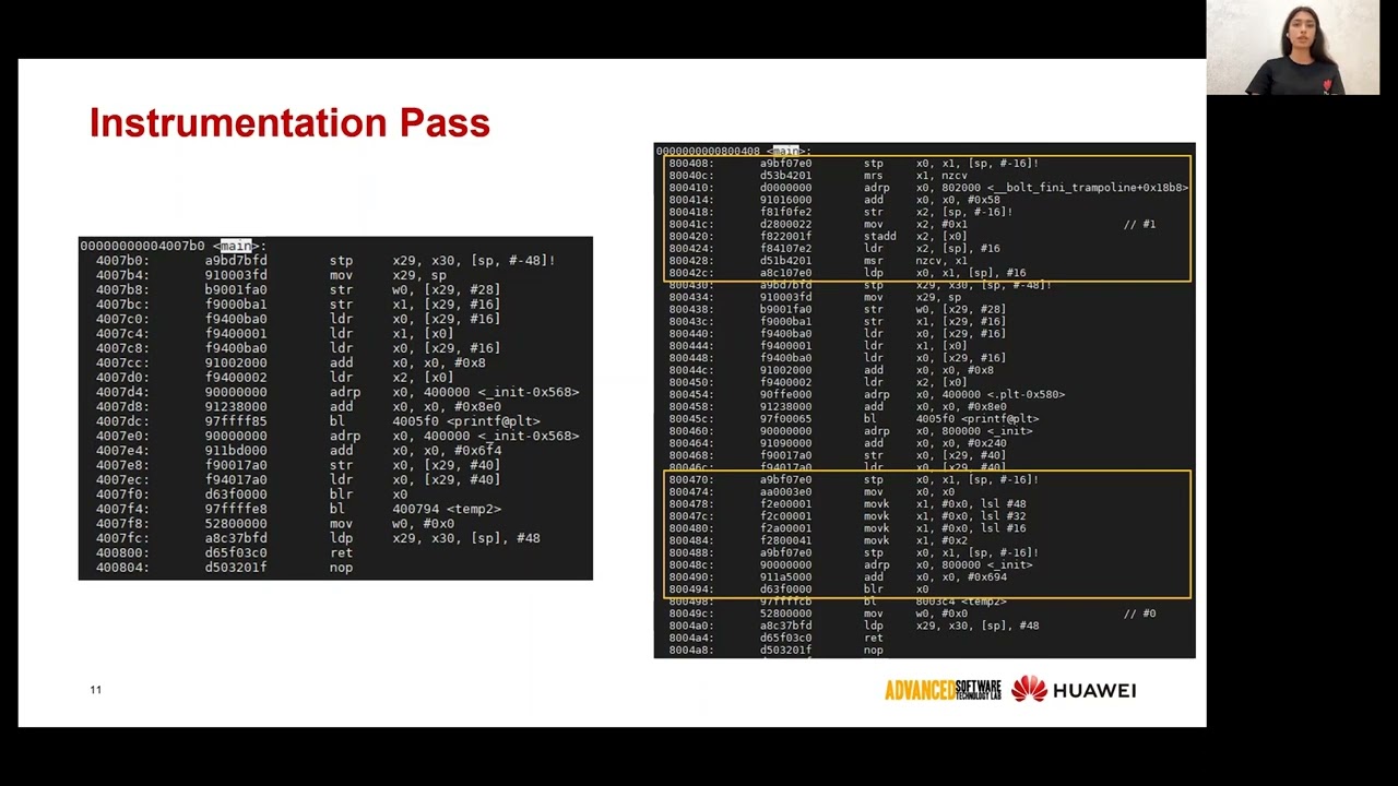 2022 LLVM Dev Mtg: Enabling AArch64 Instrumentation Support In BOLT