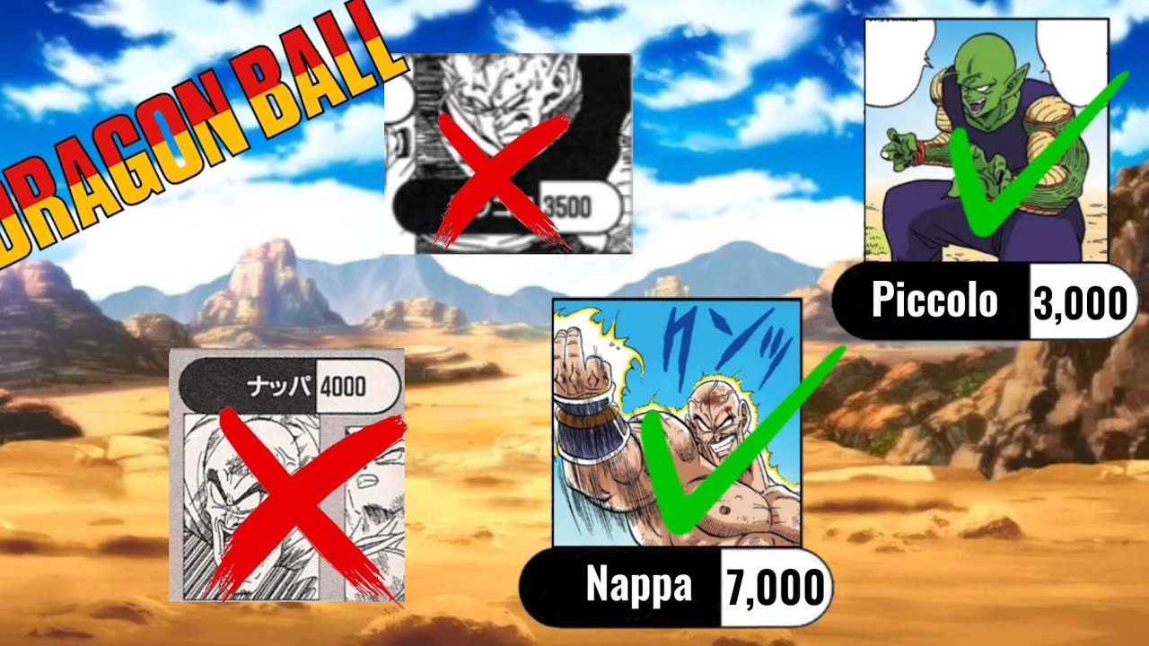 Corrigiendo los Niveles de Poder de La Saga Saiyajin | Dragon Ball Z