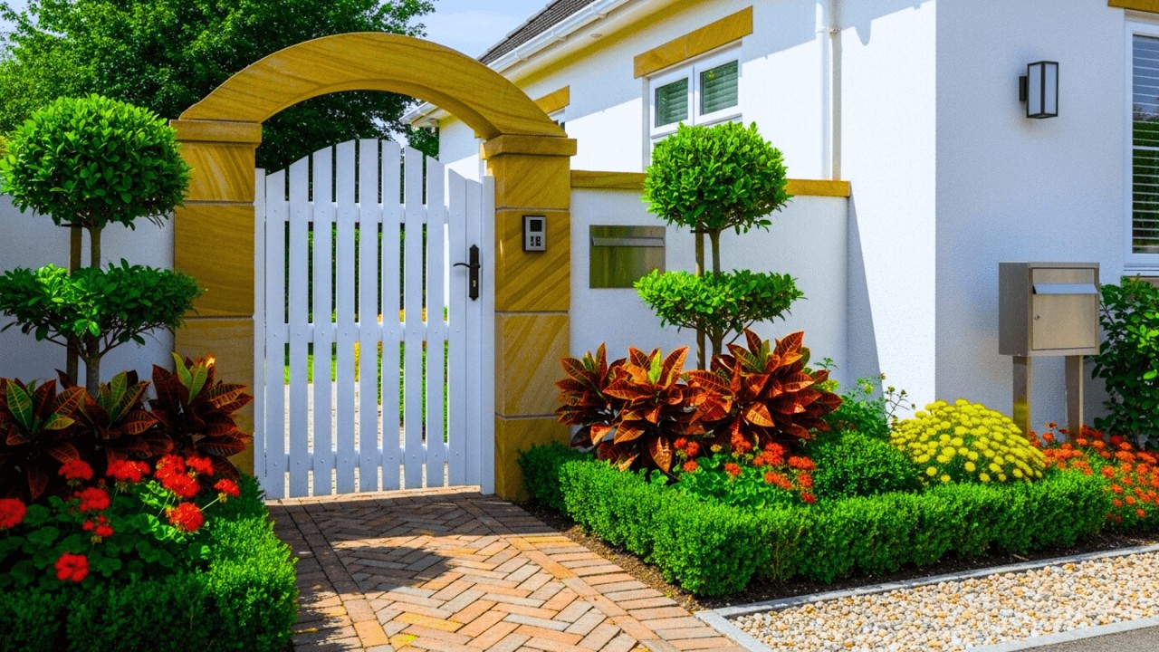 Beautiful Entryway Ideas for Small Front Yards | Stunning Garden Gates & Arches That Look Expensive!