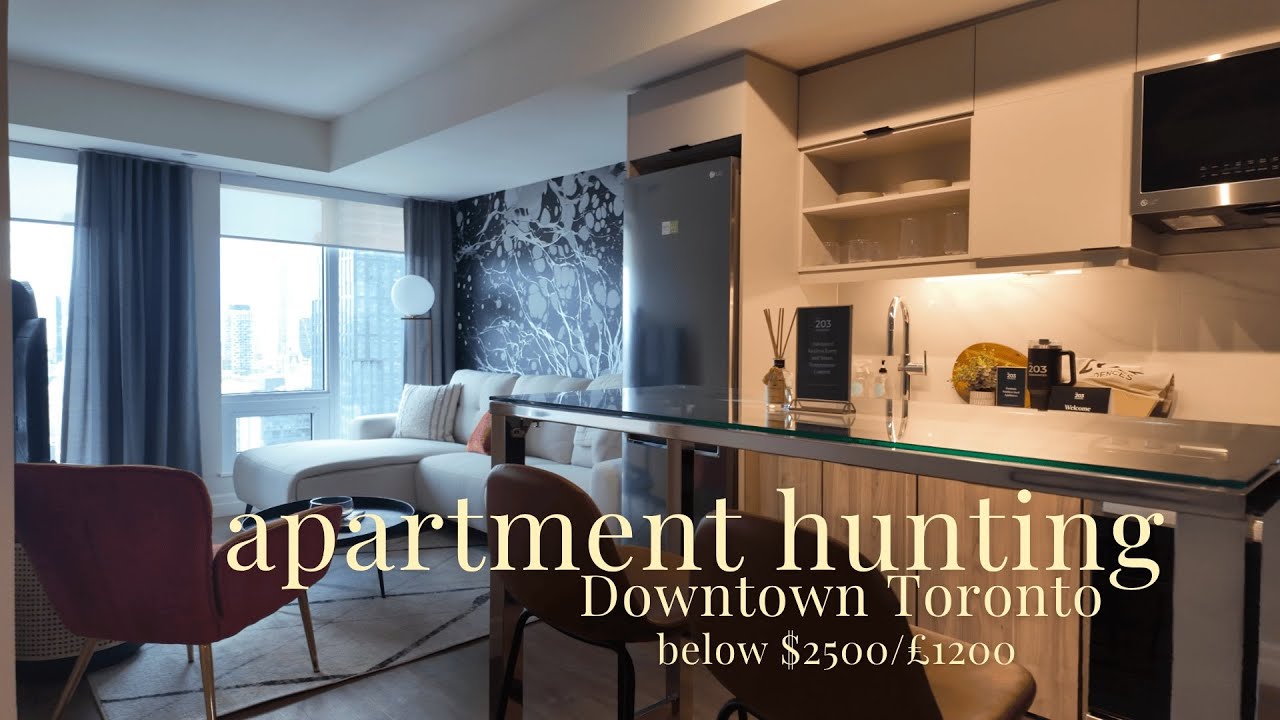 Toronto apartment hunting $2500 | Studio & 1 bed | Moving to Canada from the UK Eps2.