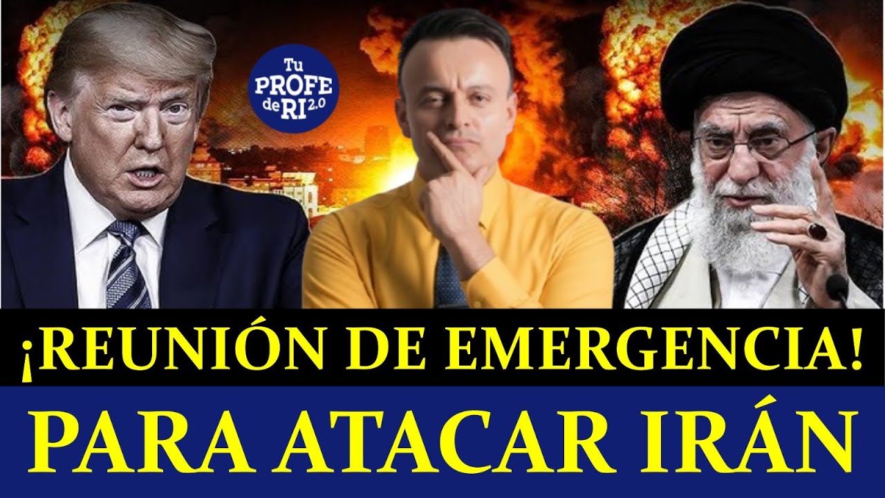 ¡URGENTE! TRUMP REÚNE A SU EQUIPO EN SALA DE EMERGENCIA PARA DISCUTIR ATAQUE A IRÁN