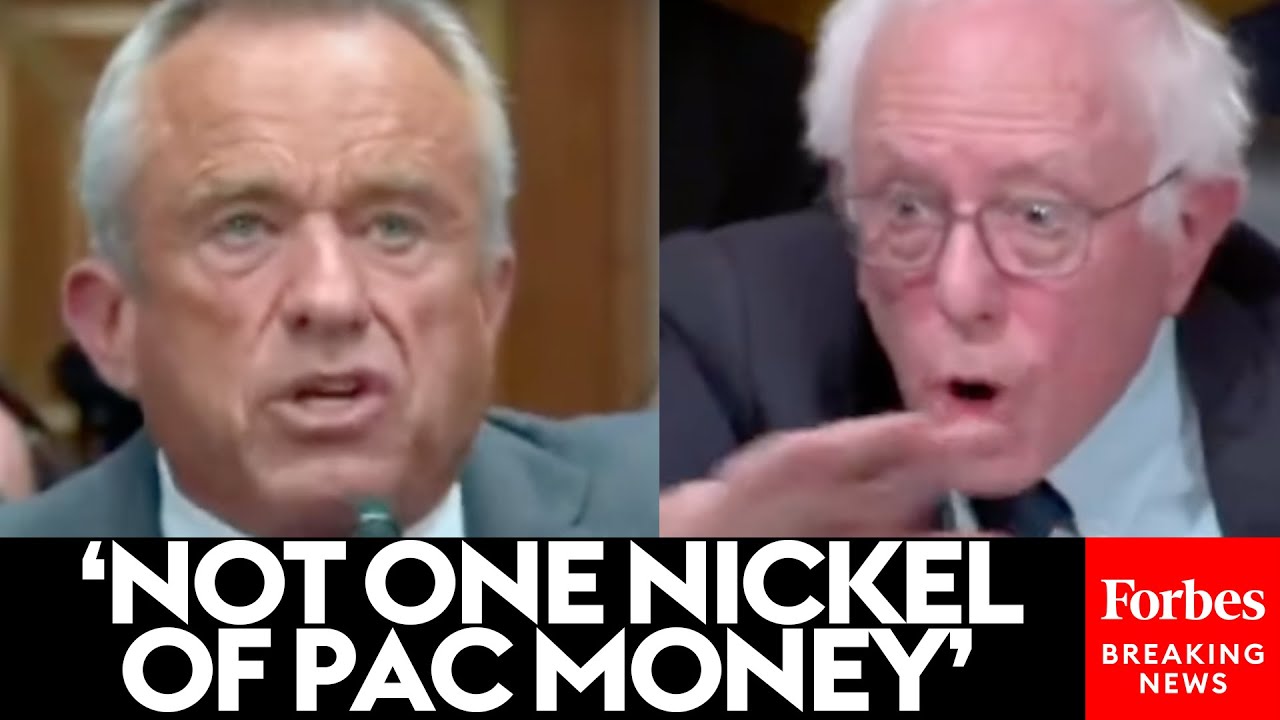 RFK And Sanders Get Into Testy Exchange After RFK Accuses Him Of Accepting Big Pharma Money
