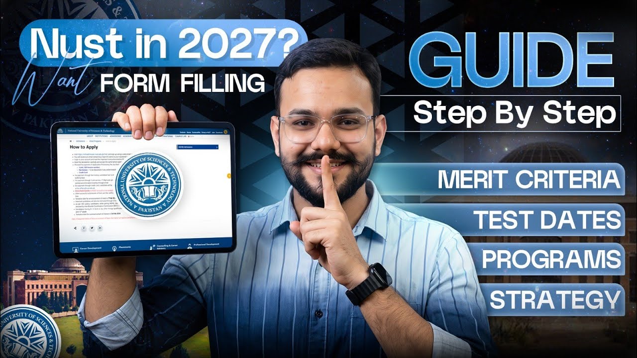 NUST 2027 Admission Announced | How to Apply NUST Entry Test 2027 I NUST NET Registration Method