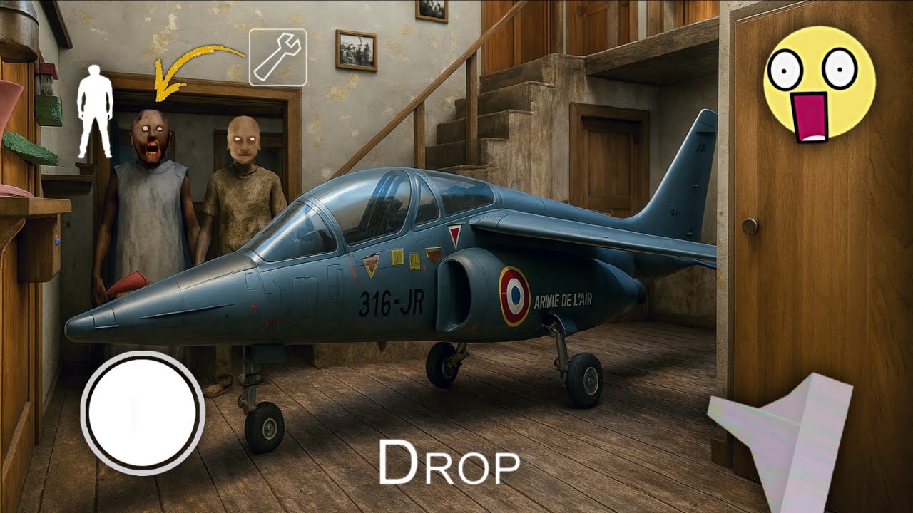 Granny 1.8.4 Jet Escape..🔥😂| جراني
