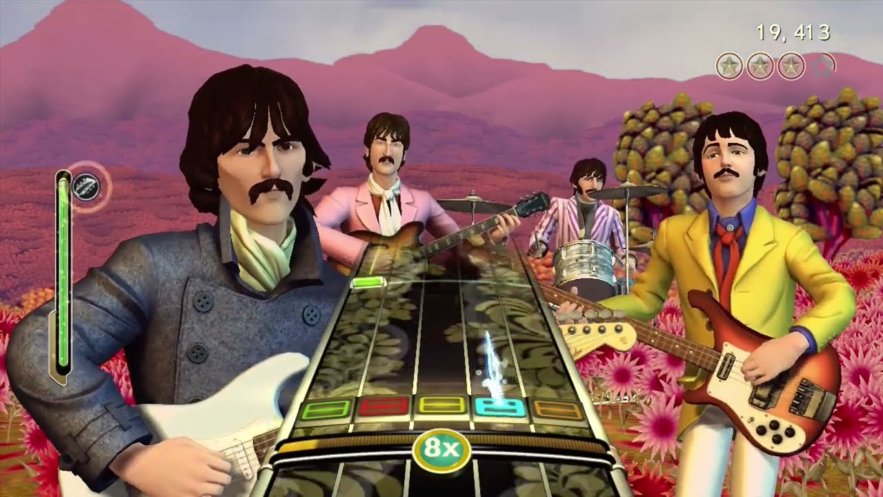 Strawberry Fields Forever - The Beatles Rock Band Expert Guitar 100% FCGS