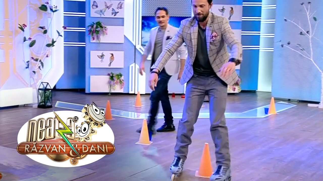 Dani Oțil și Răzvan Simion, pe role &icirc;n platoul Neatza!