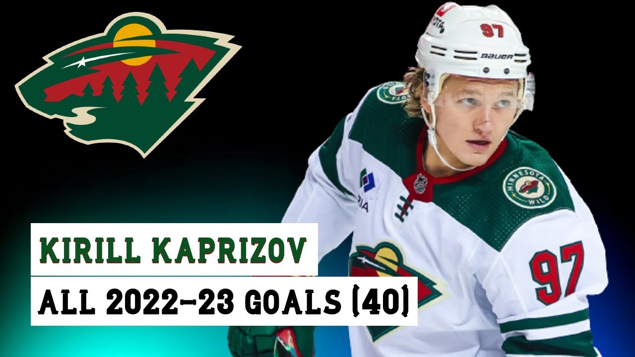 Kirill Kaprizov (#97) All 40 Goals of the 2022-23 NHL Season