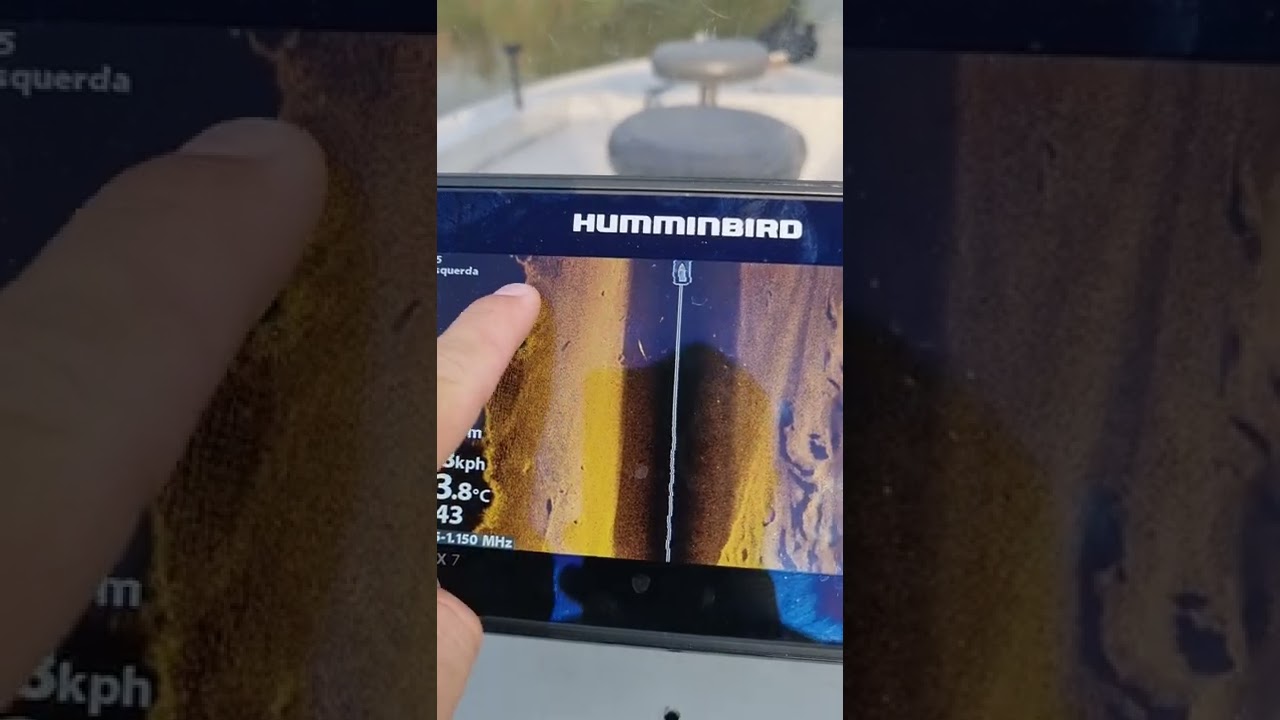 Como encontrar ponto de pesca - sonar Humminbird Helix 7 SI