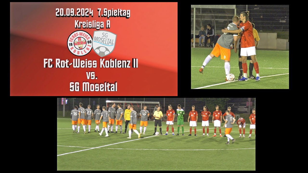 Kreisliga A: FC Rot-Weiss Koblenz II vs. SG Moseltal