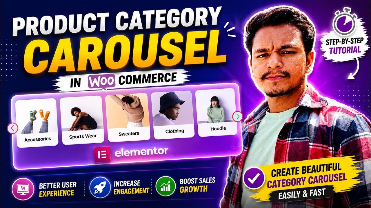 How to Make Product Category Slider in Elementor Step-by-Step | Category Carousel | Learn2Smart