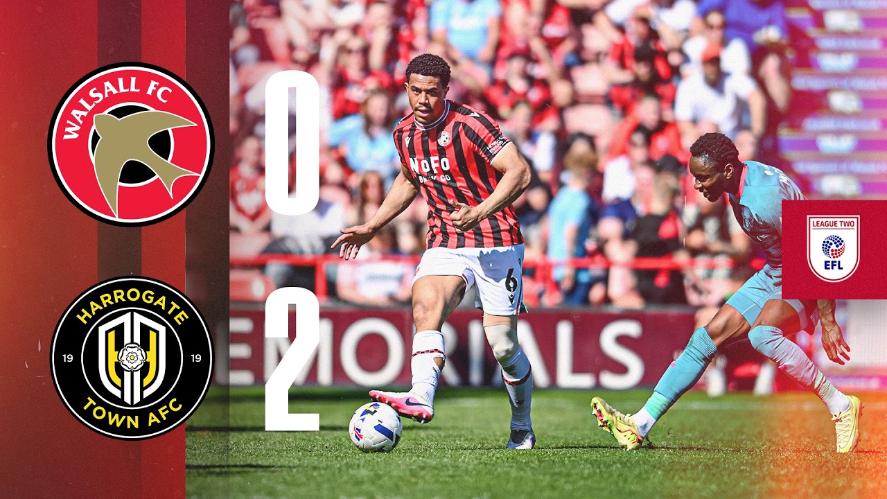 Highlights | Walsall v Harrogate Town