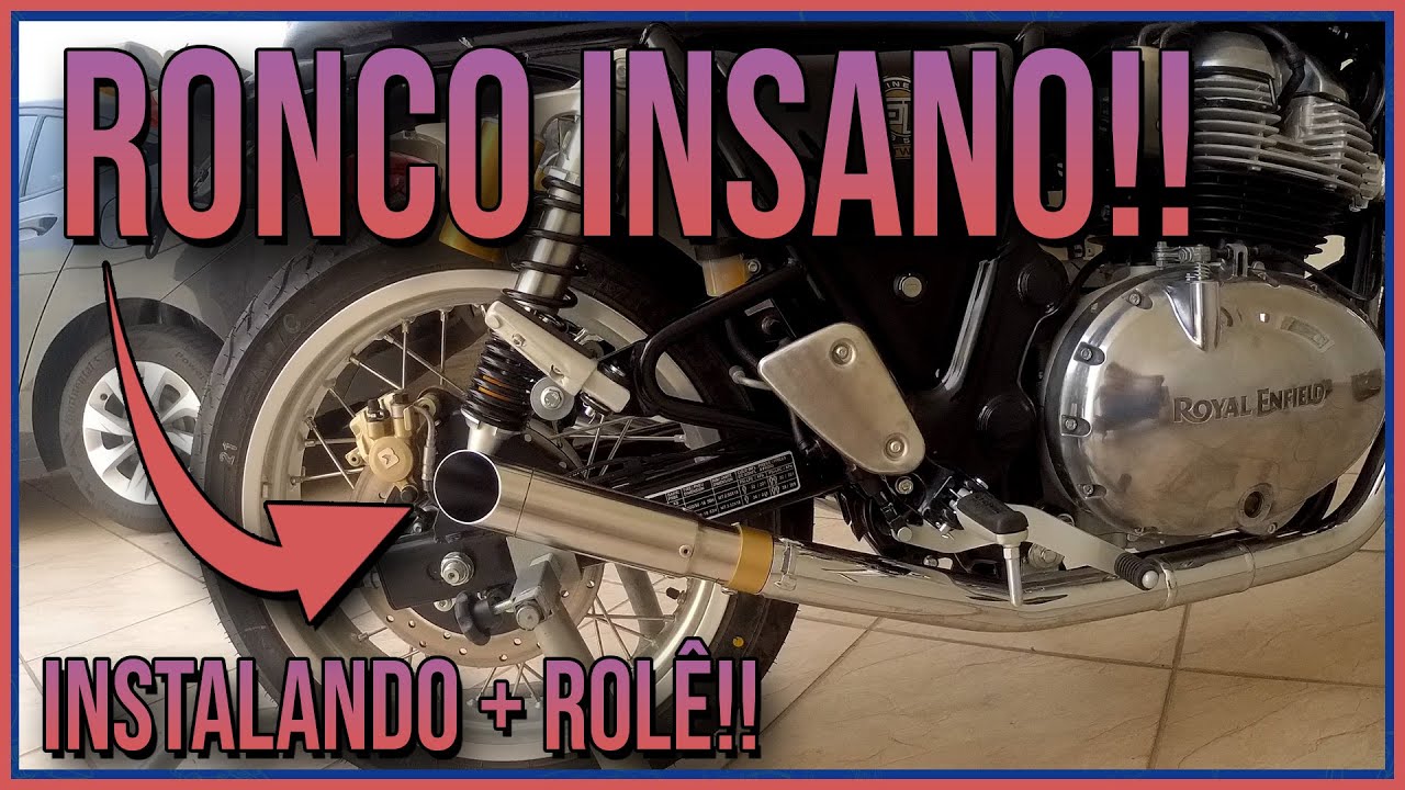 Ponteira Esportiva!! Ronco INSANO!!  Continental GT 650 | Royal Enfield