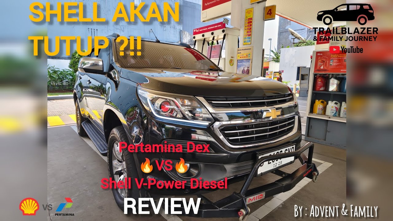 Shell V-Power Diesel vs Pertamina Dex | Konsumsi BBM Trailblazer + Isu Shell Tutup?!