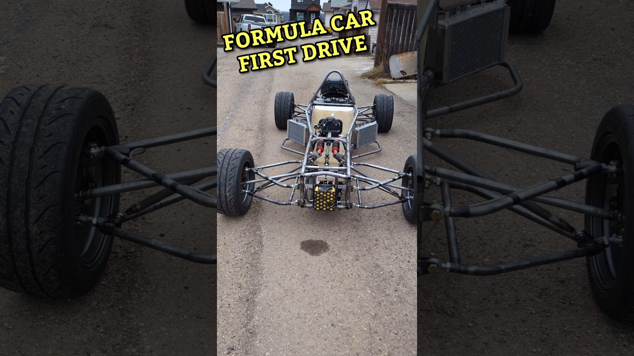 First Drive In My Homemade Formula Car