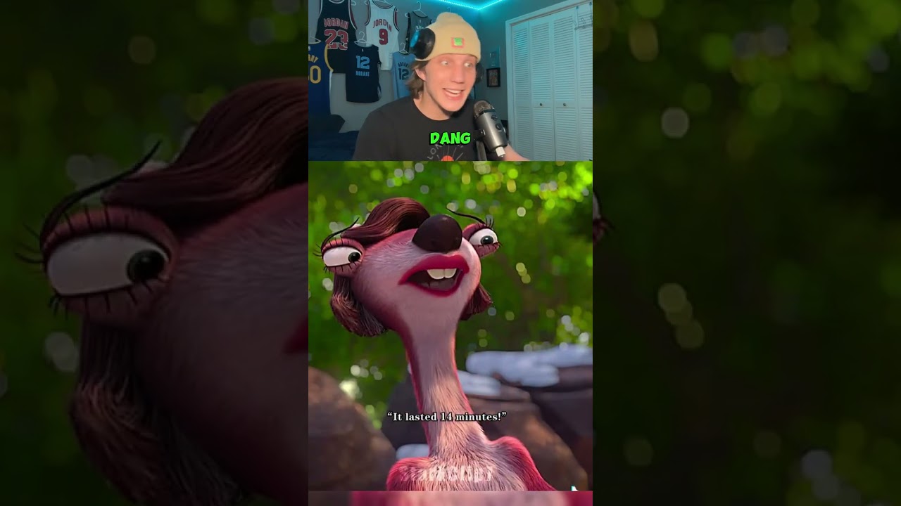 Она бросила Сида Ленивца...