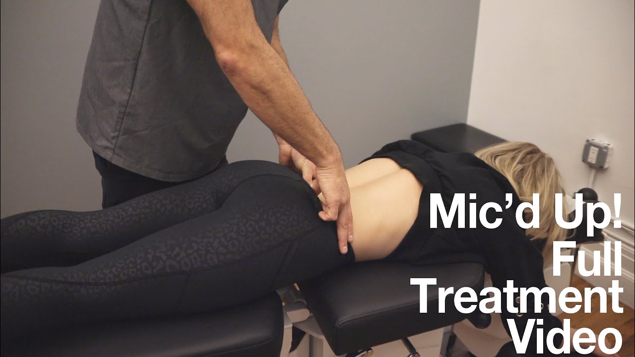 Fitness Model * FIRST TIME* Lower Back CRACKING - Chiropractor NYC