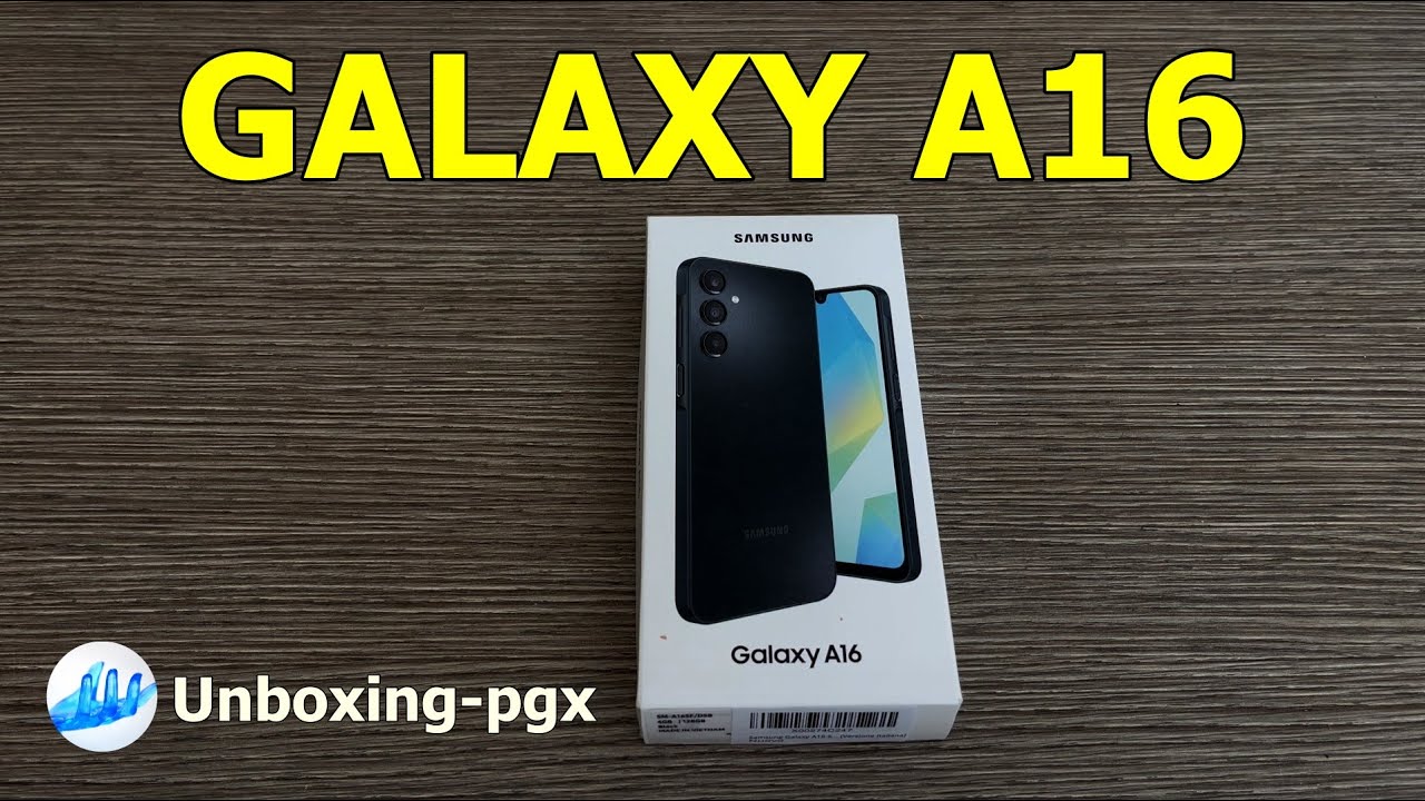 SAMSUNG GALAXY A16 - Unboxing-pgx