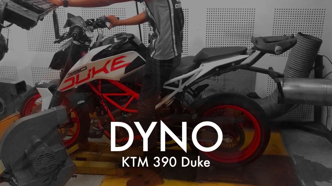 Dyno result after ECU reflash | KTM 390 Duke